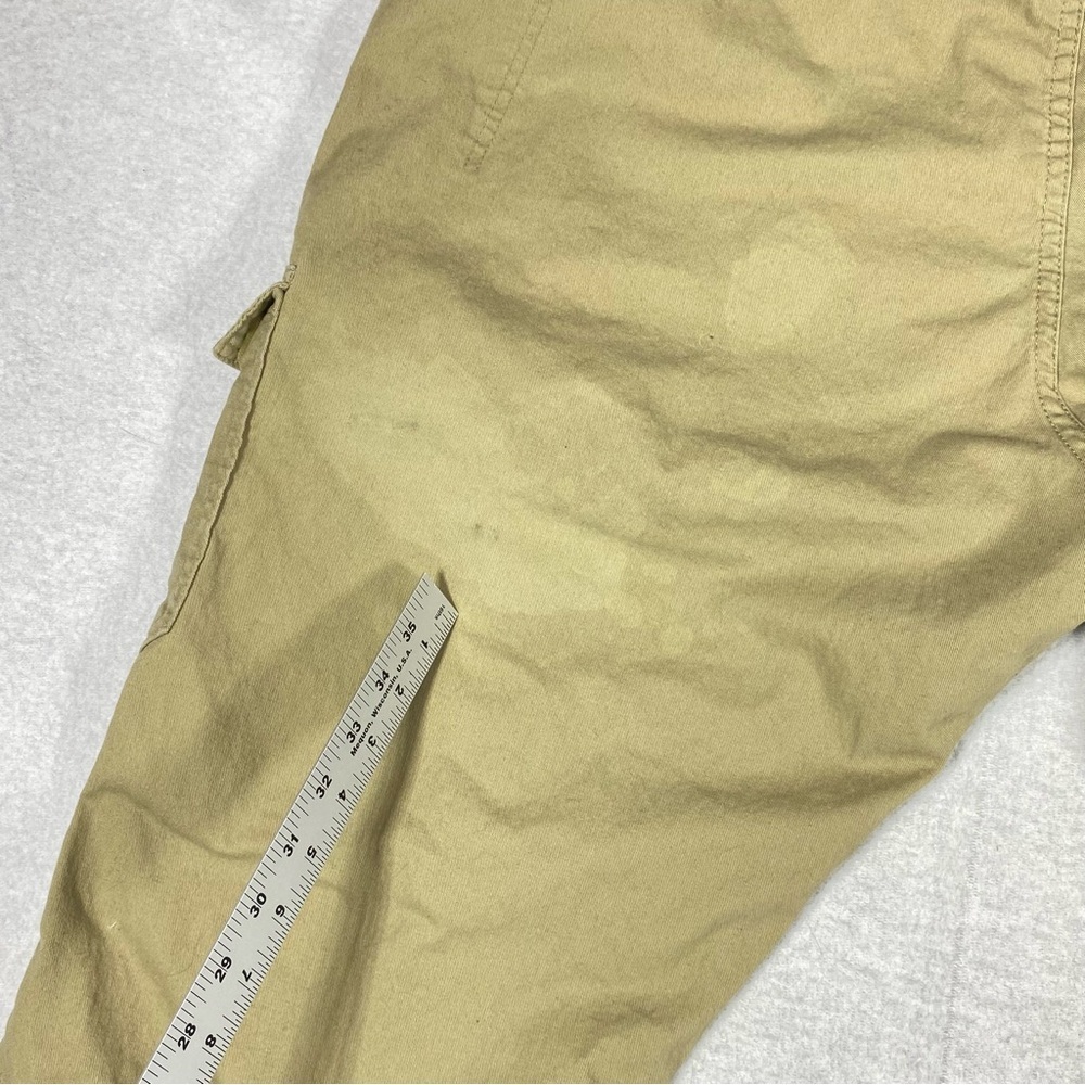 Wrangler Relaxed Fit Cargo Pants Men's 40x30 Khaki Beige Rugged Utility Casual - Picture 7 of 12